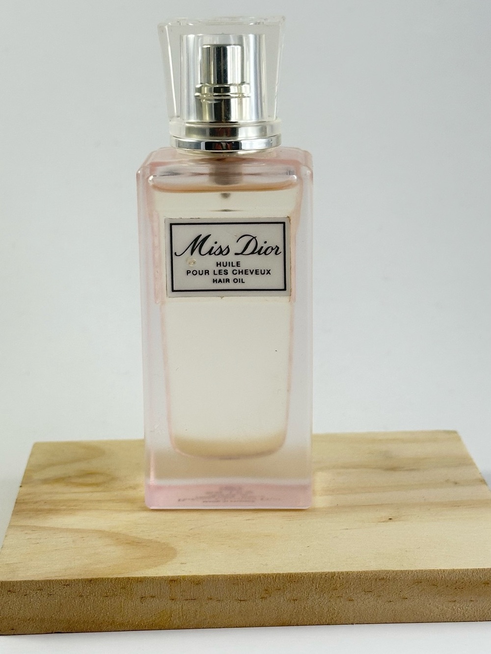 Dior Miss Dior Glass Bottle in Soft Pink with Silver Accents